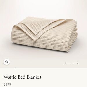 Boll & Branch Waffle Bed Blanket - Natural King / Cal King